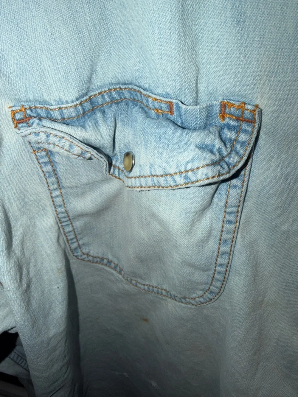 Levi's Pale Blue Denim Shirt Jacket - Picture 7 of 11